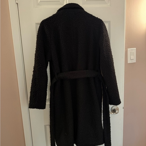 Belted Dress Coat (Teddy Fur) - Picture 3 of 4